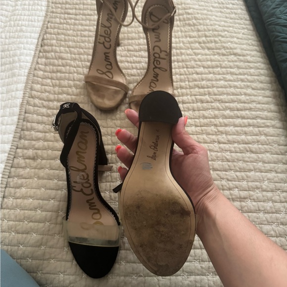 Sam eldeman Heels 7.5 both worn only once . - Picture 4 of 4